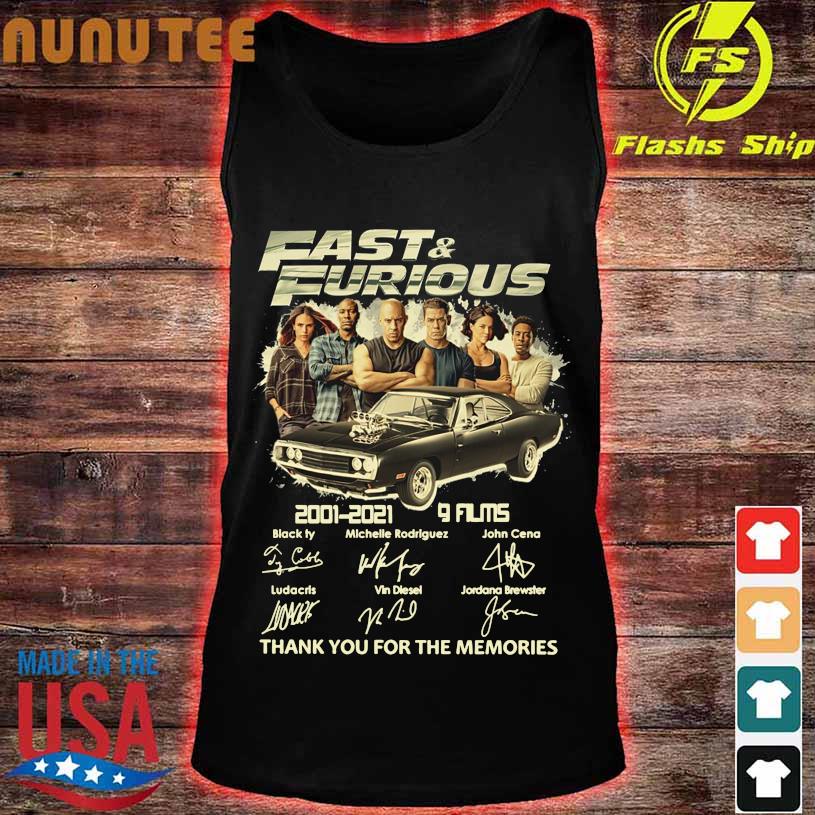 Official Fast And Furious 2001 2021 9 Films Black Ty Michelle Rodriguez Signatures Shirt Hoodie Sweater Long Sleeve And Tank Top