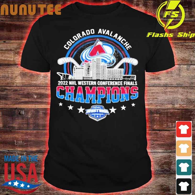 Colorado Avalanche 2022 NHL Western Conference Finals Champions shirt,  hoodie, sweater and long sleeve