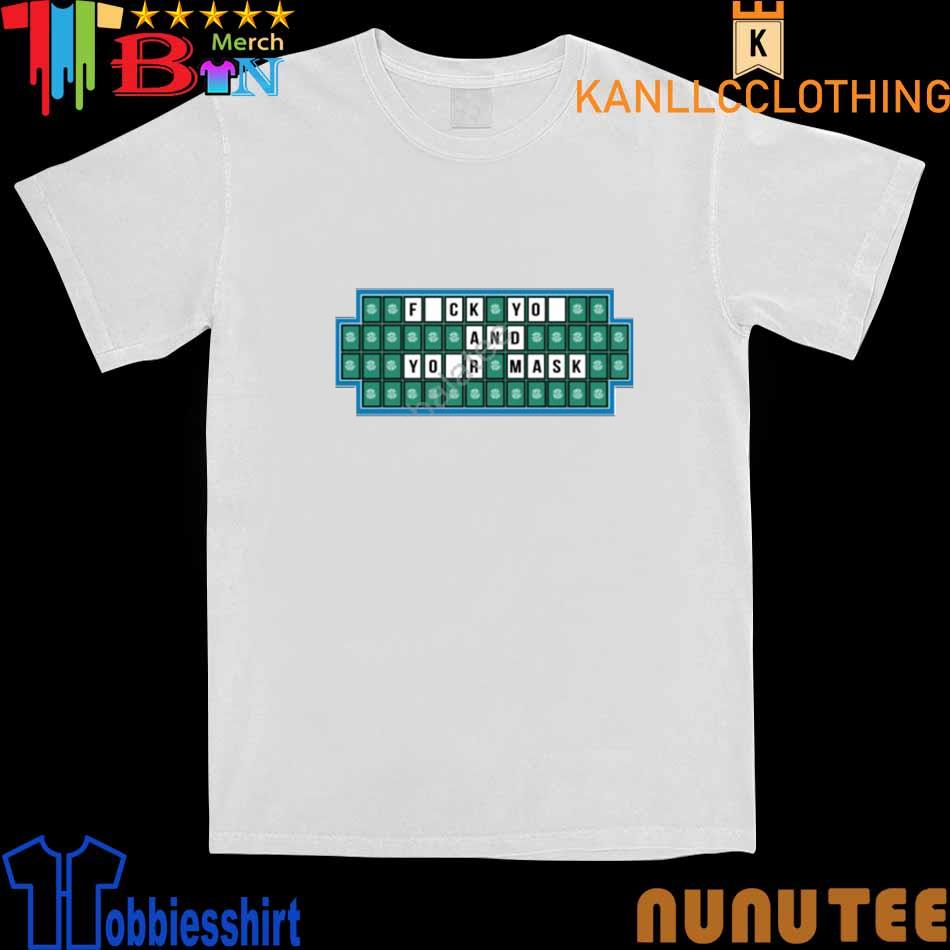 Fuck You And Your Mask Crossword shirt