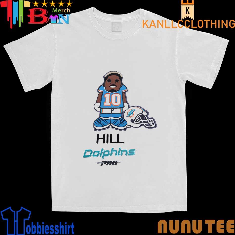 Miami Dolphins Tyreek Hill Pro Standard White Player Avatar Graphic shirt