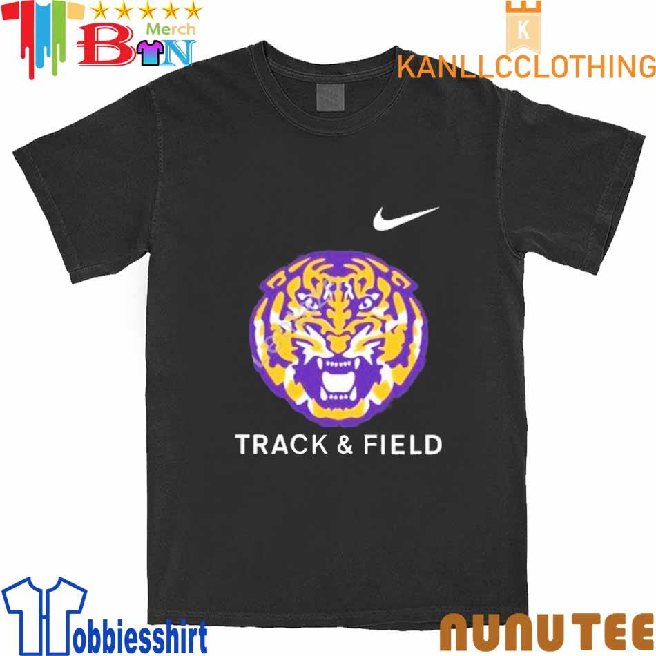 Nike Lsu Logo Track and Field Shirt