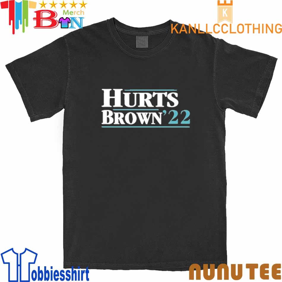 Pamela Hurts Jalen Hurts A.J Brown Hurts Brown 22 shirt