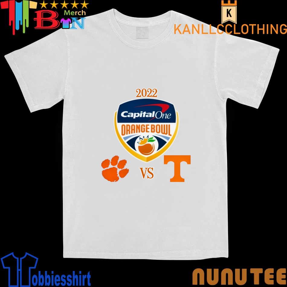 Clemson Tigers vs Tennessee Volunteers Capital One Orange Bowl 2022 shirt