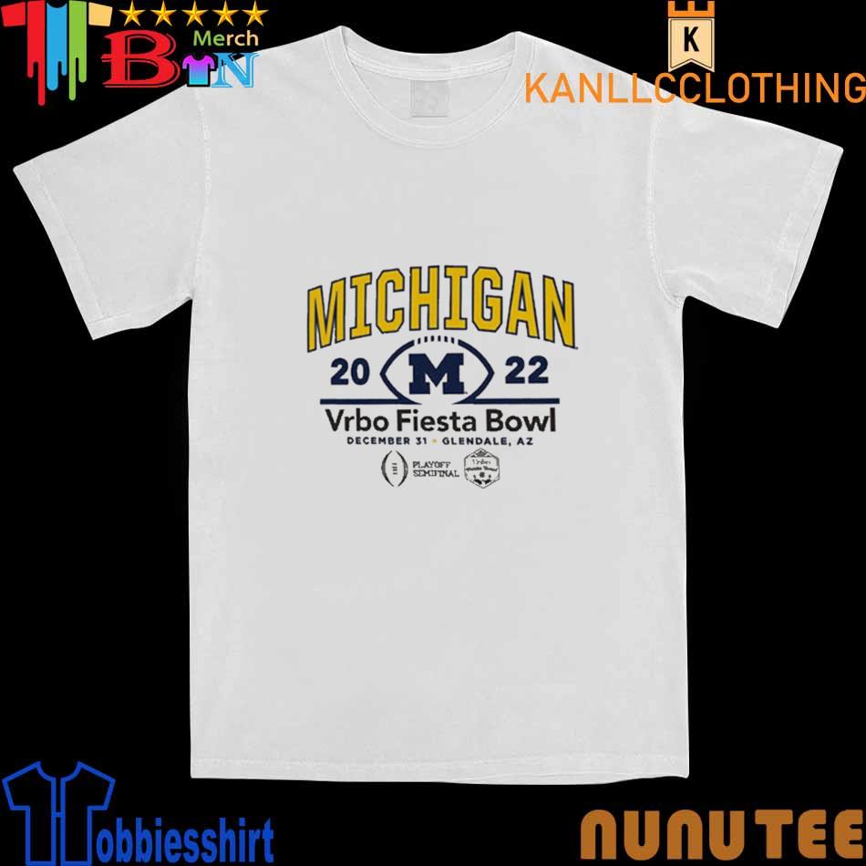 Michigan Wolverines 2022 Vrbo Fiesta Bowl shirt