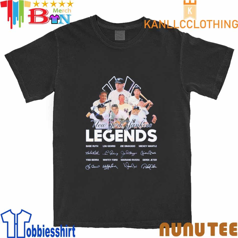 New York Yankees Legends 2023 Signatures Shirt