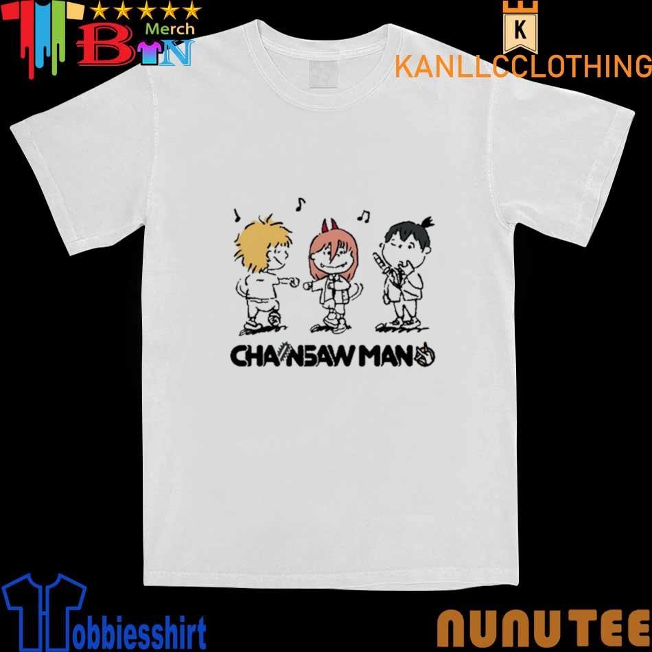 Chainsaw Man X Peanuts Illustration 2023 shirt