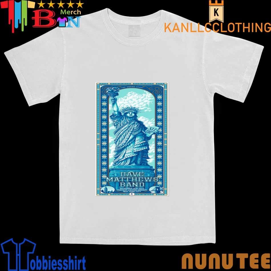 Dave Matthews Band Nov 18, 2023 New York Madison Square Garden Tour poster shirt