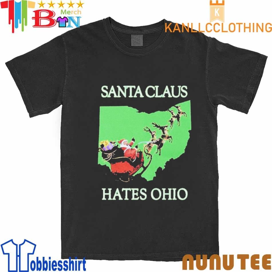 Santa Claus Hates Ohio Shirt